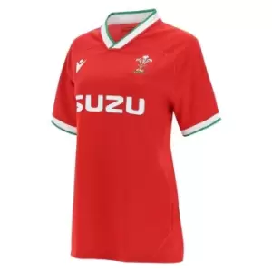 Macron Wales Home Shirt 2020 2021 Ladies - Red