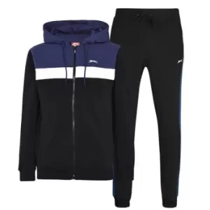 Slazenger Full Zip Tracksuit - Black