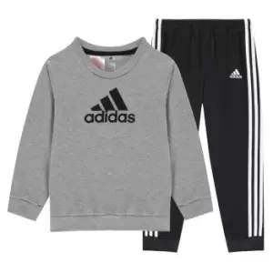 adidas Crew Neck Set - Grey