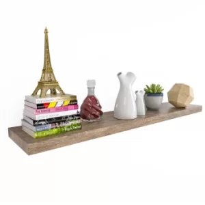 Floating Shelves Shelf Including Bracket Wall Shelving Living Room Kitchen Black White Grey Oak High Gloss Matt 50 70 90 110cm 50cm Eiche dunkel