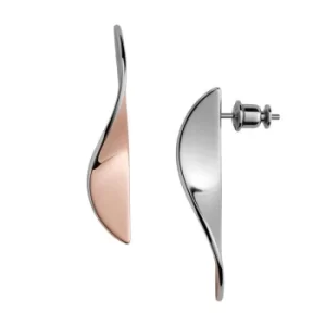 Skagen Kariana Two-Tone Stainless Steel Drop Earrings