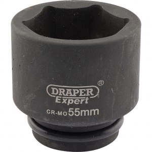 Draper Expert 3/4" Drive Hexagon Impact Socket Metric 3/4" 55mm