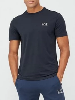 Emporio Armani EA7 Core ID Logo T-Shirt Navy Size L Men