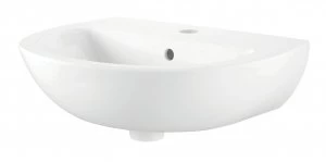 Wickes Newport Cloakroom Basin Single Tap Hole - 360mm