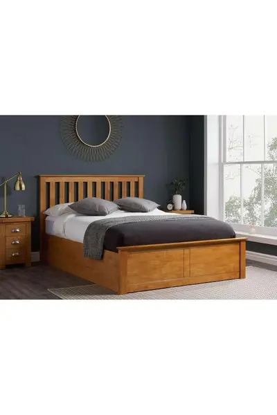 Birlea Phoenix King Ottoman Bed - Brown PHOTB5OAKV4