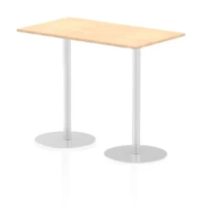 Italia Poseur Table Rectangle 1400/800 Top 1145 High Maple