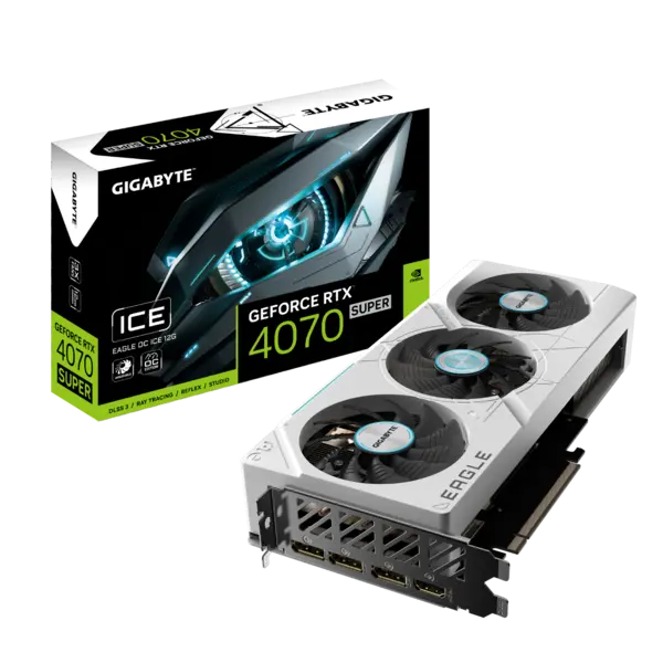 Gigabyte GeForce RTX 4070 SUPER EAGLE OC ICE 12GB Graphics Card