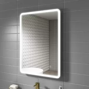 Rectangular LED Bathroom Mirror with Demister 500 x 700mm - Ariel