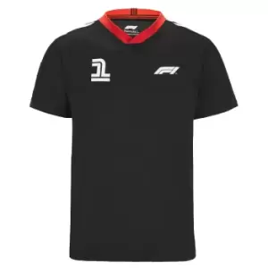 2022 Formula 1 F1 Mens Soccer Tee (Black)