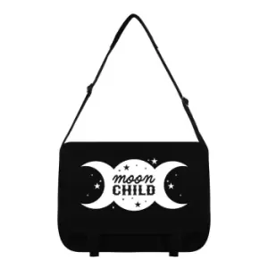 Grindstore Moon Child Messenger Bag (One Size) (Black/White)