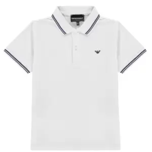 Emporio Armani Juniors Polo - White