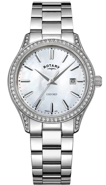 Rotary Watch Oxford Ladies D - Silver RTY-827