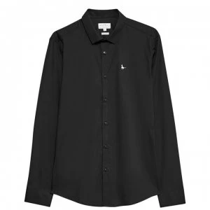 Jack Wills Hinton Stretch Skinny Fit Shirt - Black