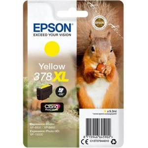 Epson Squirrel 378XL Yellow Ink Cartridge