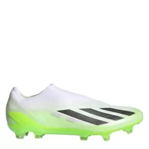 adidas x Crazyfast.1 Laceless Firm Ground Football Boots Adults - White