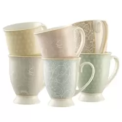 Laurette 6 Mugs Hat Box