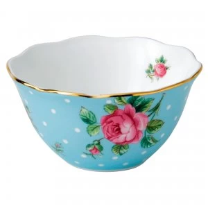 Royal Albert Polka blue bowl 11cm4.5" Blue