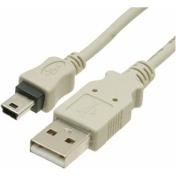 USB2 Cable A Male to Mini B Male 2m - Truconnect