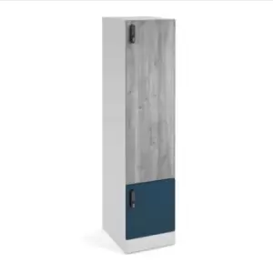 Flux 1700mm high lockers with two doors (larger upper door) - digital lock