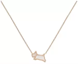 Radley RYJ2374 Dog Logo Pendant Necklace Rose Jewellery