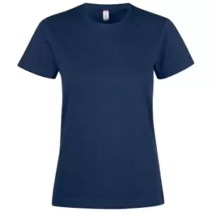 Clique Womens/Ladies Premium T-Shirt (XL) (Dark Navy)