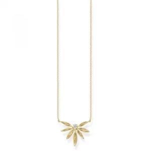 THOMAS SABO Magic Garden Gold Leaf Necklace