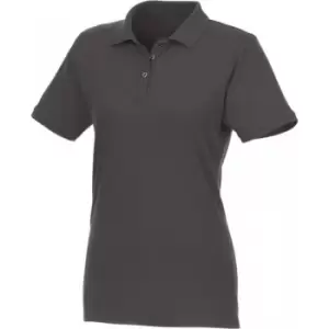 Elevate Womens/Ladies Beryl Short Sleeve Organic Polo Shirt (M) (Storm Grey)