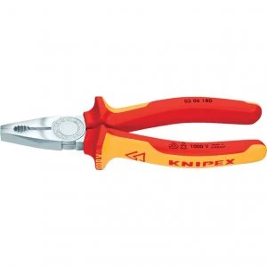 Knipex VDE Insulated Combination Pliers 180mm