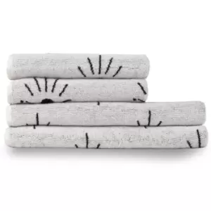 Set of 4 Furn. Theia Towels Ivory