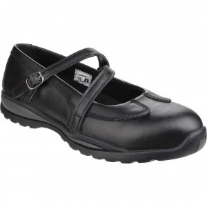 Amblers Safety FS55 Womens Safety Shoe Black Size 8