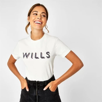 Jack Wills Coffield Modern Ringer T-Shirt - White