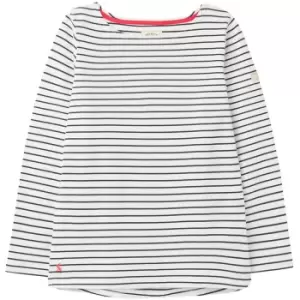 Joules Womens Harbour Relaxed Fit Cotton Long Sleeve Top UK 10- Bust 35' (89cm)