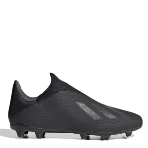 Adidas X Laceless 19.3 Firm Ground Football Boots - Black