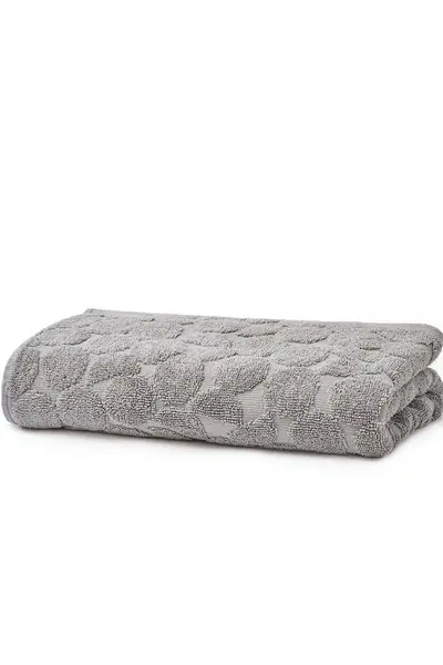 Fusion 'Ingo' 100% Cotton Jacquard Towel Grey