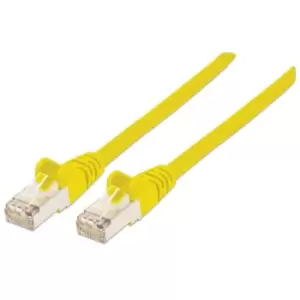 Intellitnet Cat7 High Performance Network Cable S/FTP (Yellow) 0.25M