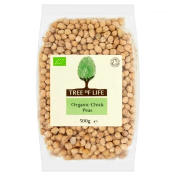 Tree of Life Organic Chick Peas - 500g x 6