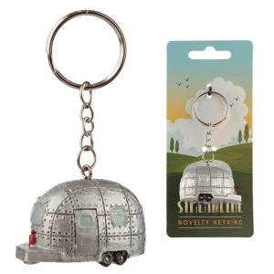 Streamline Silver Caravan Keyring