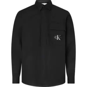 Calvin Klein Jeans RIPSTOP SHIRT - Black