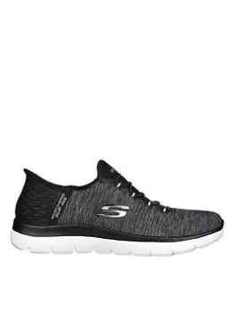 Skechers Slip-ins: Summits - Dazzling - Black, Size 4, Women