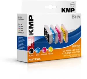 KMP B13V ink cartridge 4 pc(s) High (XL) Yield Black, Cyan,...