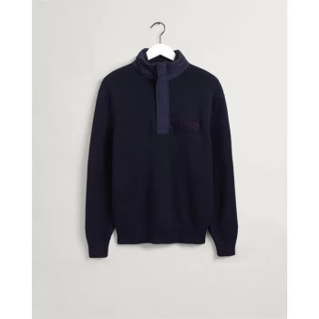 Gant Zip Jumper - Blue