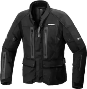 Spidi Traveller 3 H2Out Motorcycle Textile Jacket, black-grey, Size L, black-grey, Size L