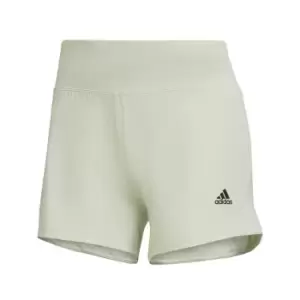 adidas HIIT Training Knit Shorts Womens - Linen Green / White