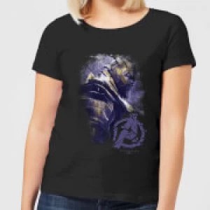 Avengers Endgame Thanos Brushed Womens T-Shirt - Black - XXL