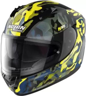 Nolan N60-6 Foxtrot Helmet, black-yellow, Size XL, black-yellow, Size XL
