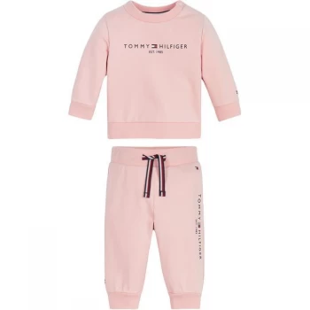 Tommy Hilfiger Tommy Ess CN/Jog Set Bb00 - Pink TIo