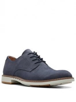 Clarks Un Elott Lace Up Shoes - Navy