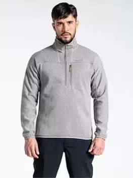 Craghoppers Torney Half Zip, Grey, Size 2XL, Men