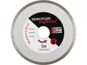 OX Tools SM100/16 OX Spectrum Pro Continuous Rim Diamond Blade - Ceramics 100 x 16mm