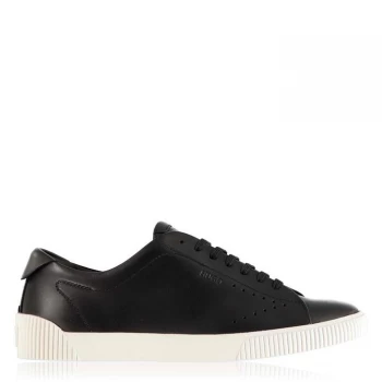 Hugo Boss Zero Nappa Trainers Black 001 Men